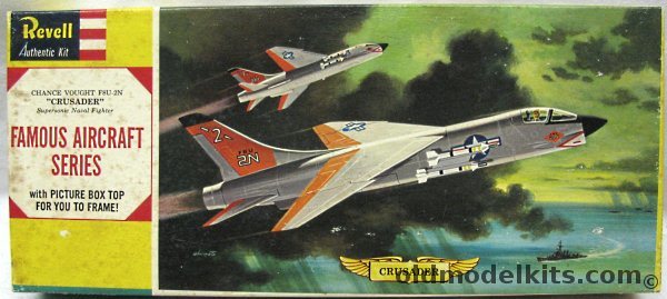 Revell 1/67 F8U-2N Crusader  Famous Aircraft Series - (F8U2N), H167-100 plastic model kit